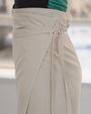 BASERANGE wrap skirt series BAS-SSVE-WS-AU25-UNDYED (SKVE SSVE)